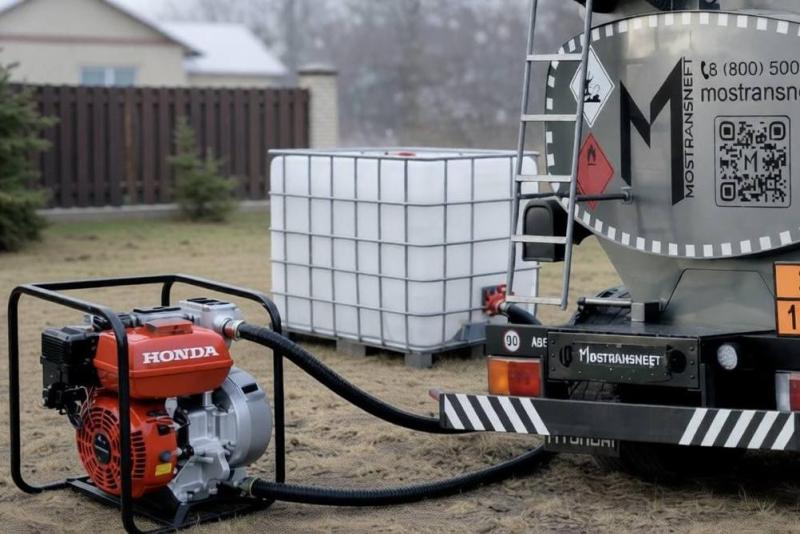 Откачка дизельного топлива